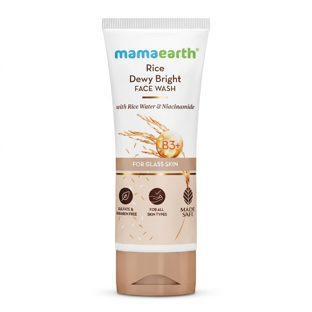 Mamaearth Rice Dewy Bright Face Wash 100ml