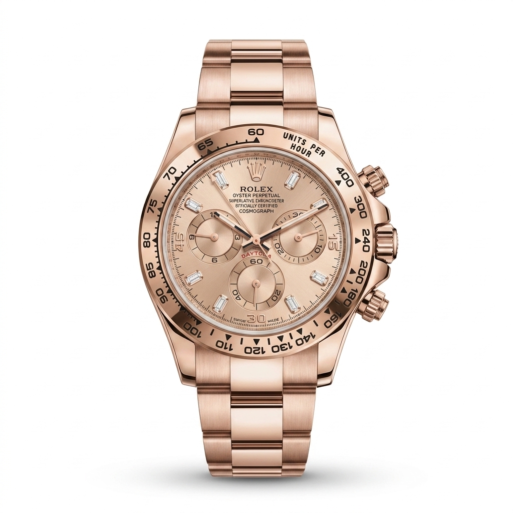 Stylish Rose Gold Men's Chronograph Watch