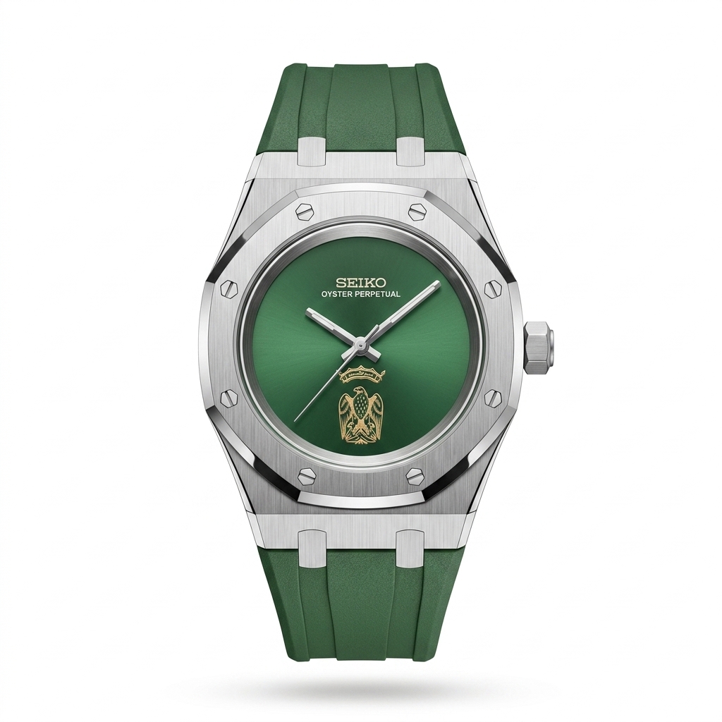 Stylish Green Dial Watch for Men