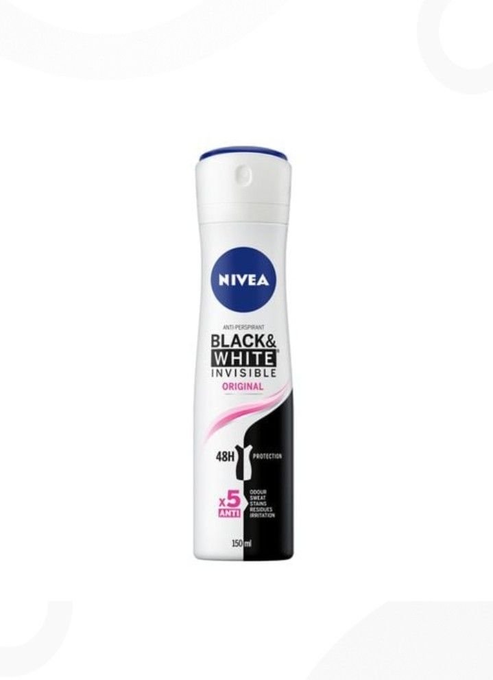 NIVEA Black & White Invisible Deodorant 150ml