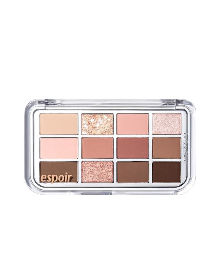 Esopir 12-Pan Nude & Brown Eyeshadow Palette