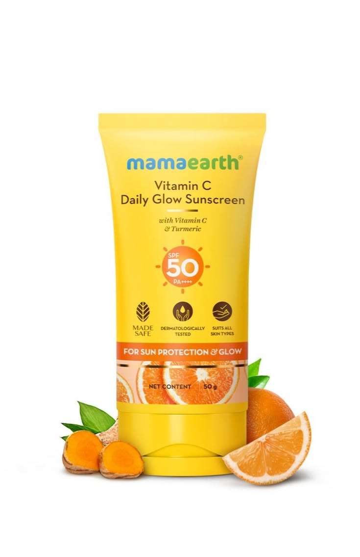 Mamaearth Vitamin C Daily Glow Sunscreen SPF 50