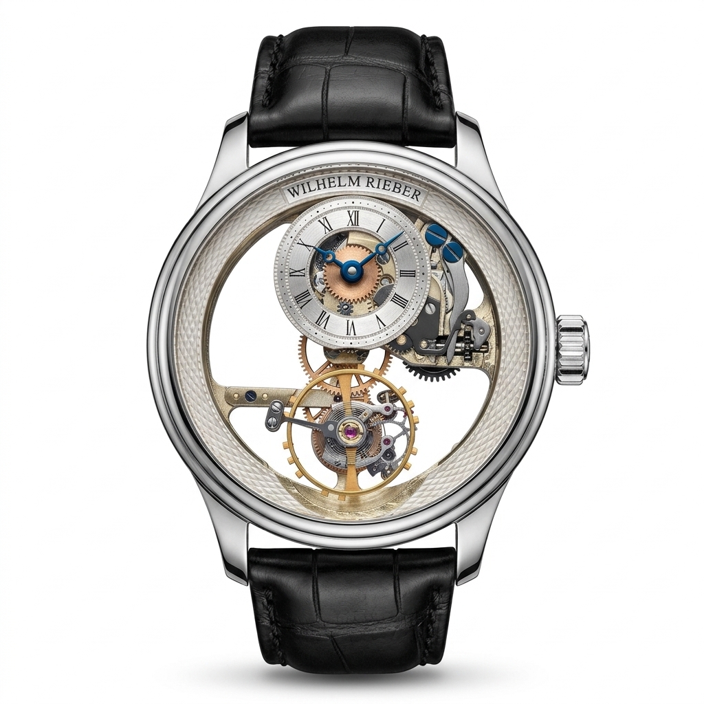 Wilhelm Rieber Skeleton Mechanical Watch