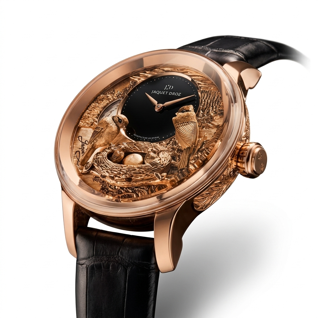 Jaquet Droz Bird Repeater Rose Gold Watch