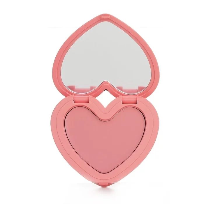 Pink Heart Cream Blush & Lip Tint Compact with Mirror
