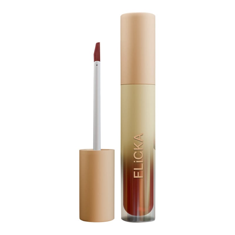 FLICKA Deep Red Liquid Lipstick