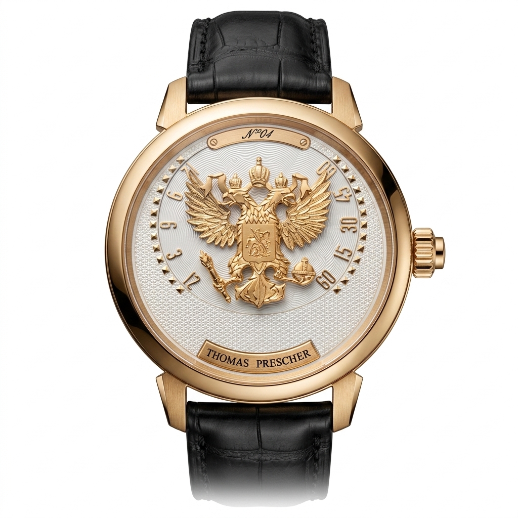 Thomas Prescher Russian Imperial Eagle Gold Watch