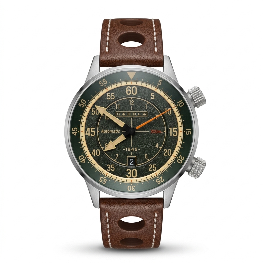 Cadola Automatic Dive Watch | Green Dial