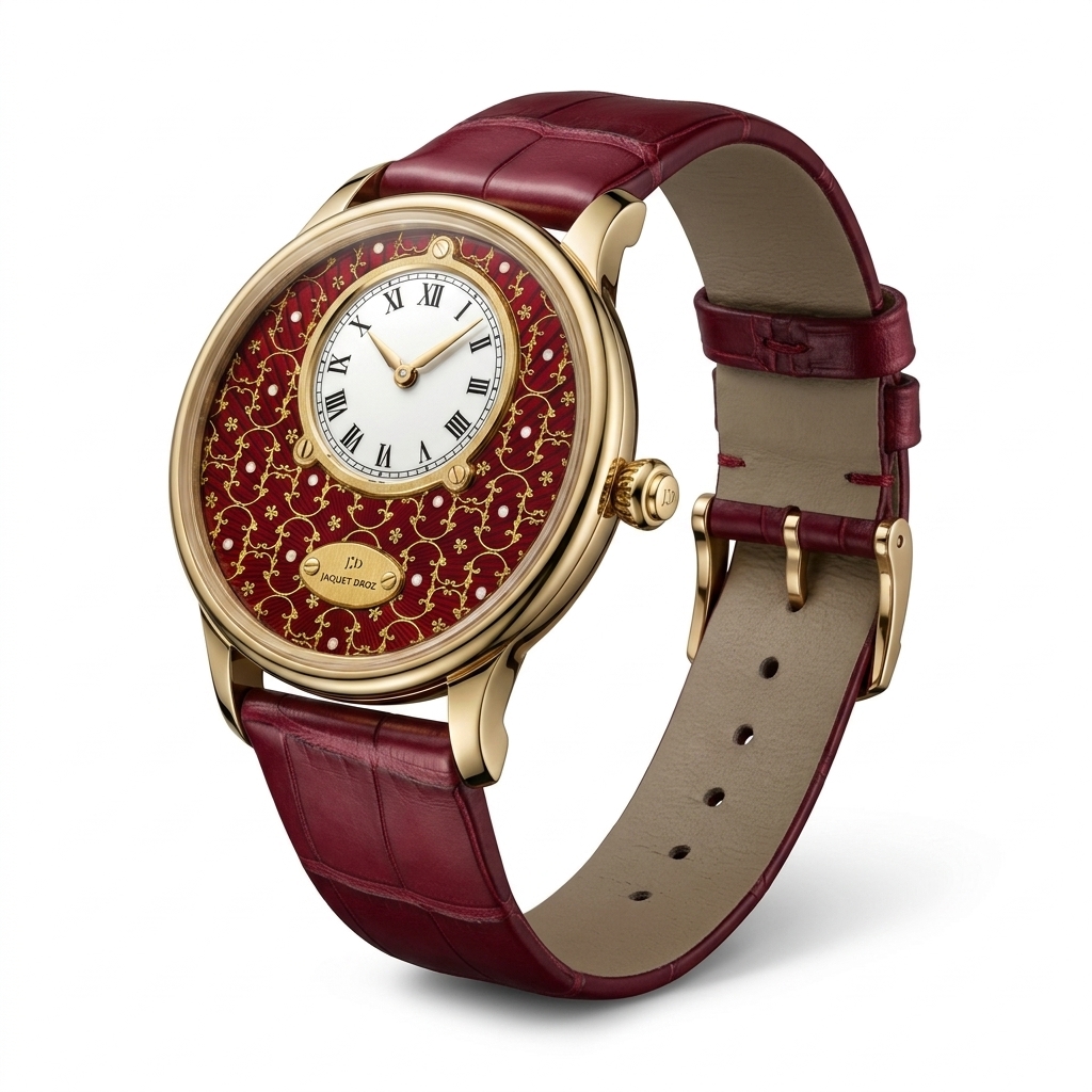 Jaquet Droz Red Gold Watch | Luxury Timepiece