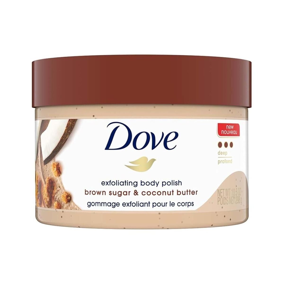 Dove Exfoliating Body Polish Brown Sugar & Coconut Butter