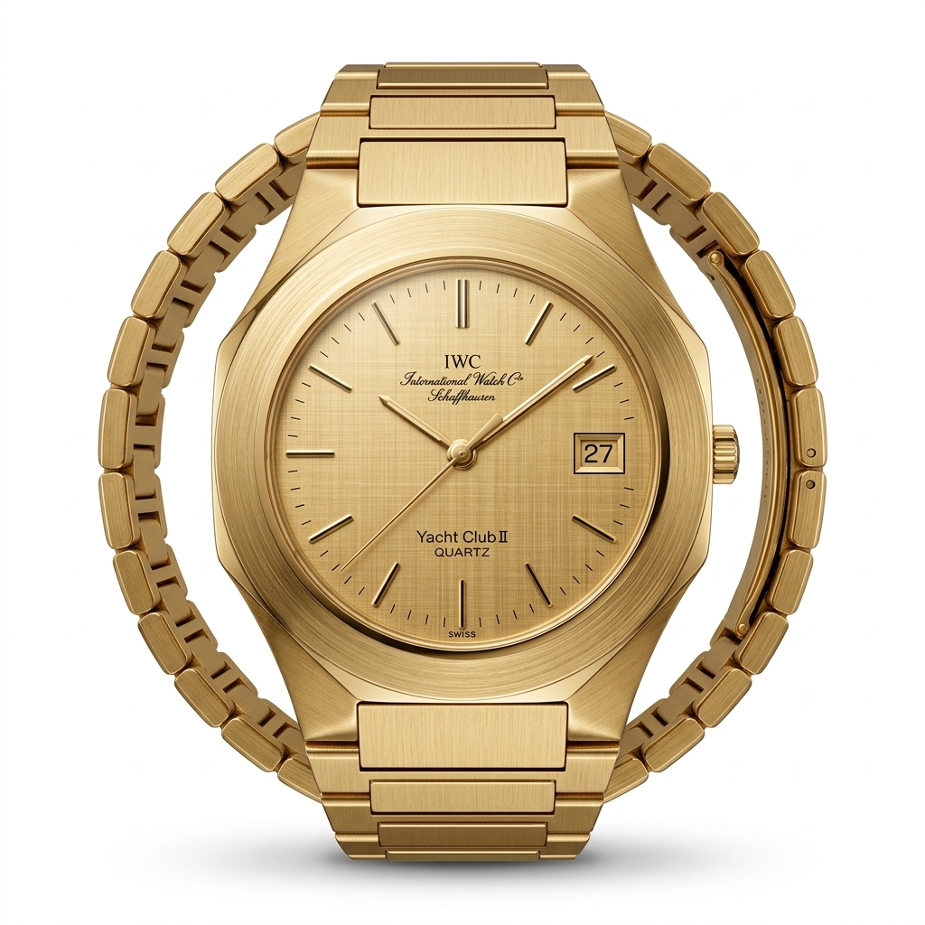 IWC Yacht Club II Quartz Gold Watch