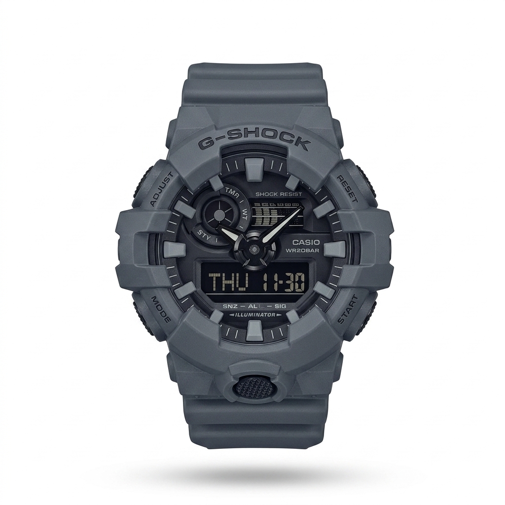 Casio G-Shock GA-700 Grey Analog-Digital Watch