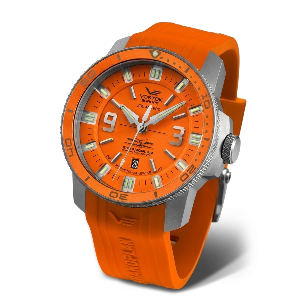 Vostok Europe Ekranoplan Orange Dive Watch