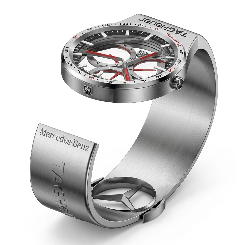 TAG Heuer Mercedes-Benz SLR Luxury Cuff Watch