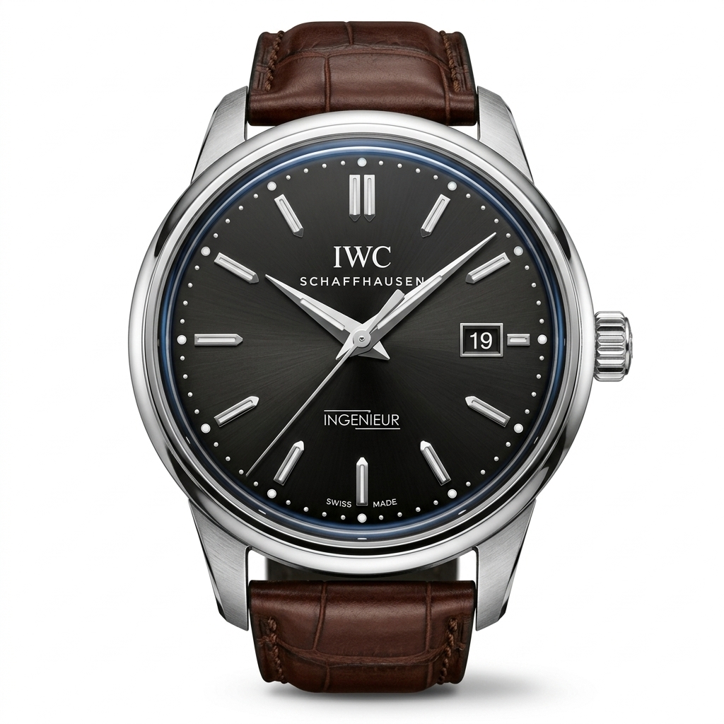 IWC Ingenieur Automatic Black Dial Watch
