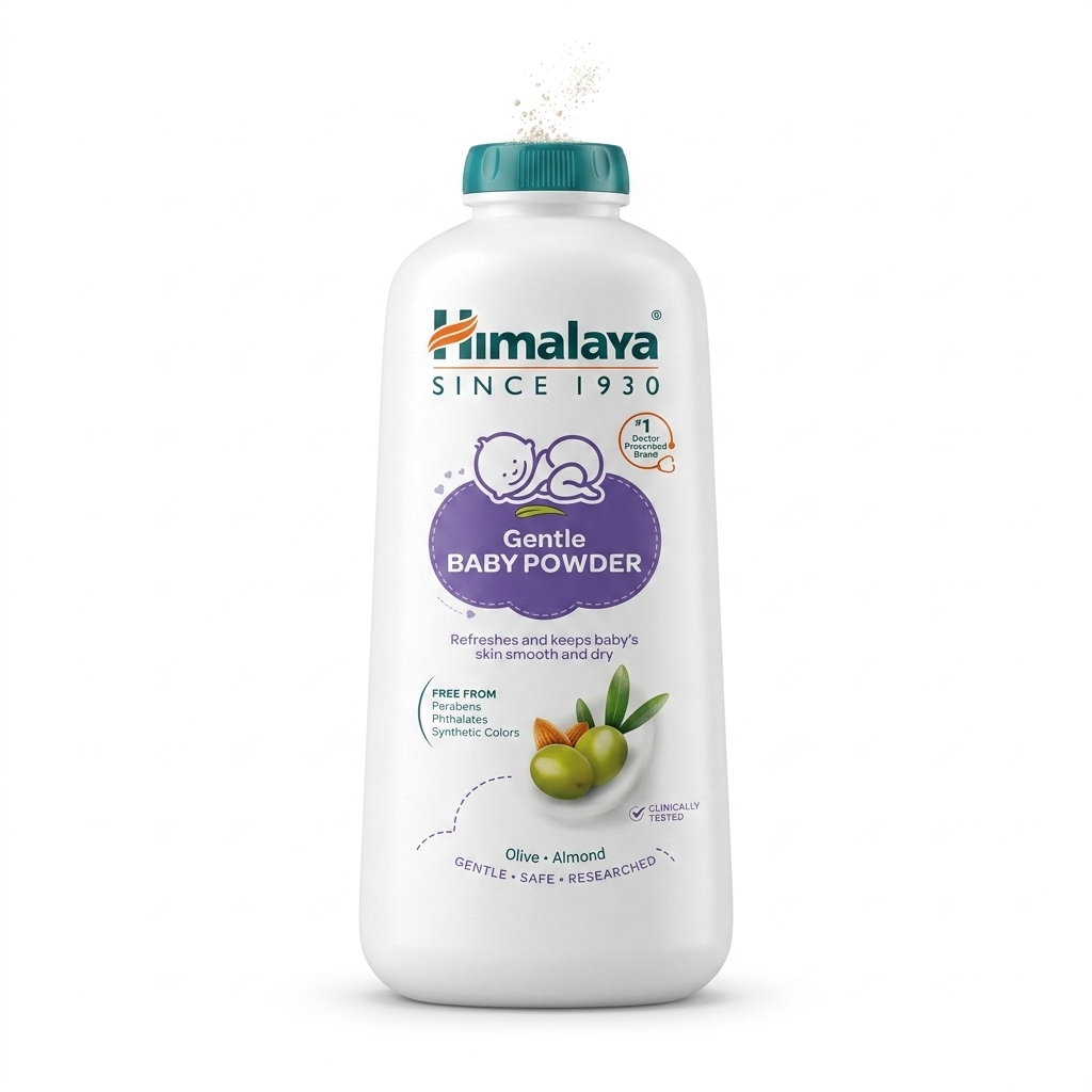 Himalaya Gentle Baby Powder with Olive & Almond