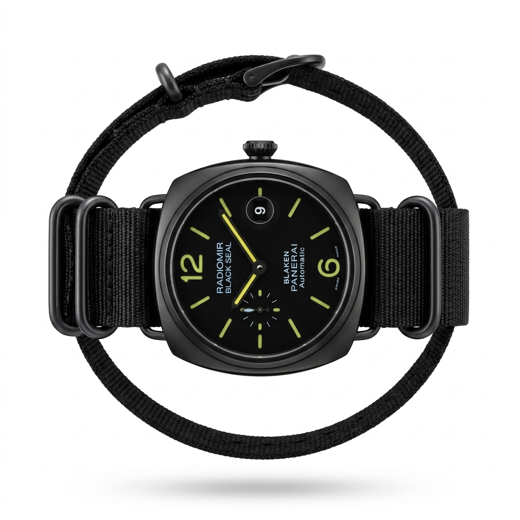 Blaken Panerai Radiomir Black Seal Automatic Watch