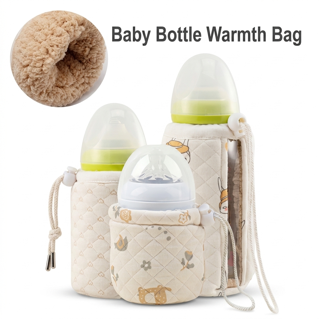 Quilted Baby Bottle Insulated Warmth Bag