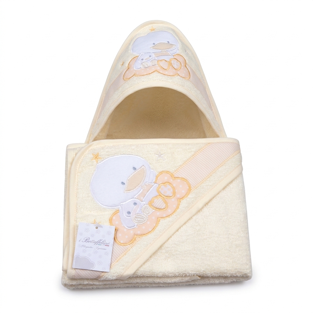 Baby Hooded Bath Towel | Soft Cotton
