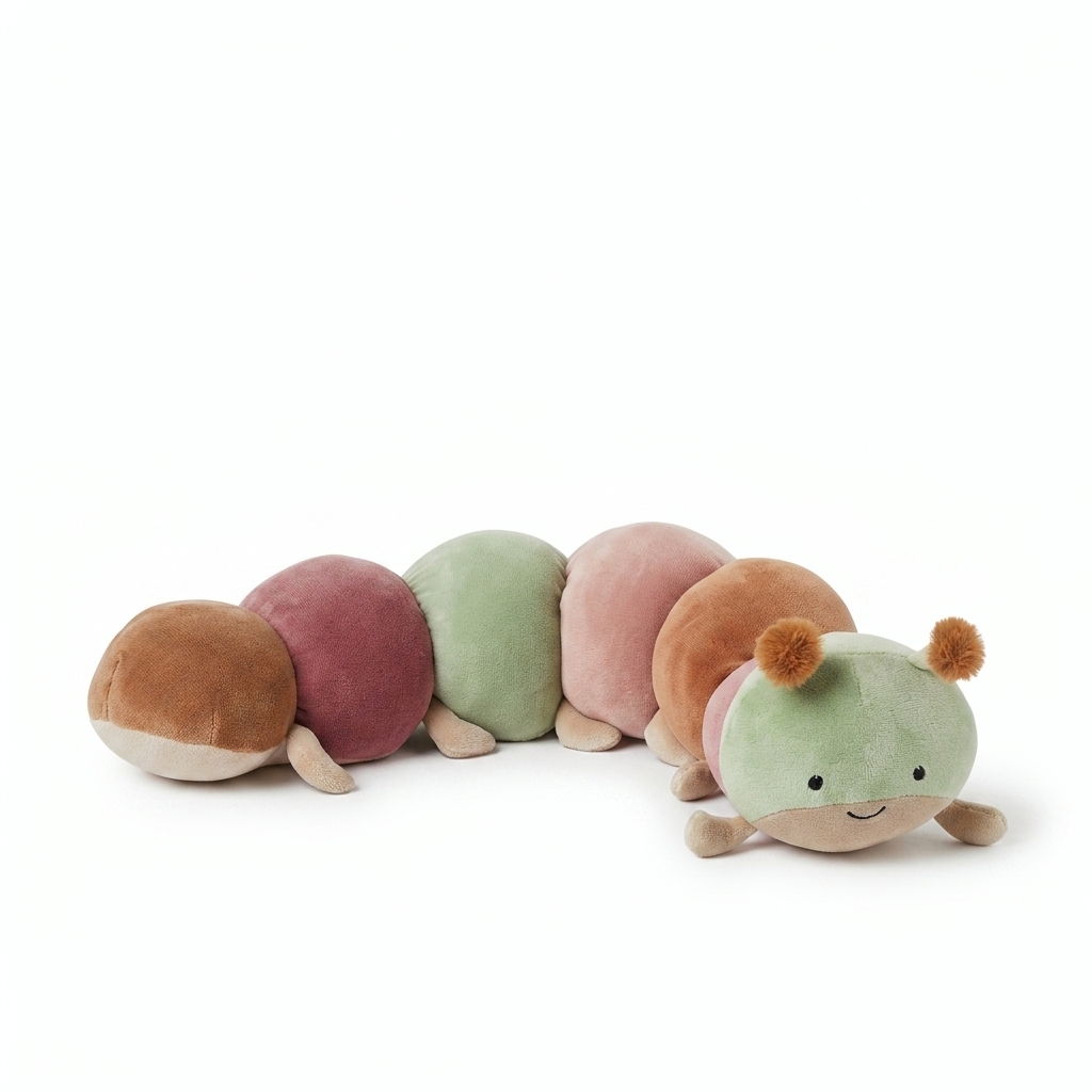 Soft Plush Caterpillar Toy for Kids