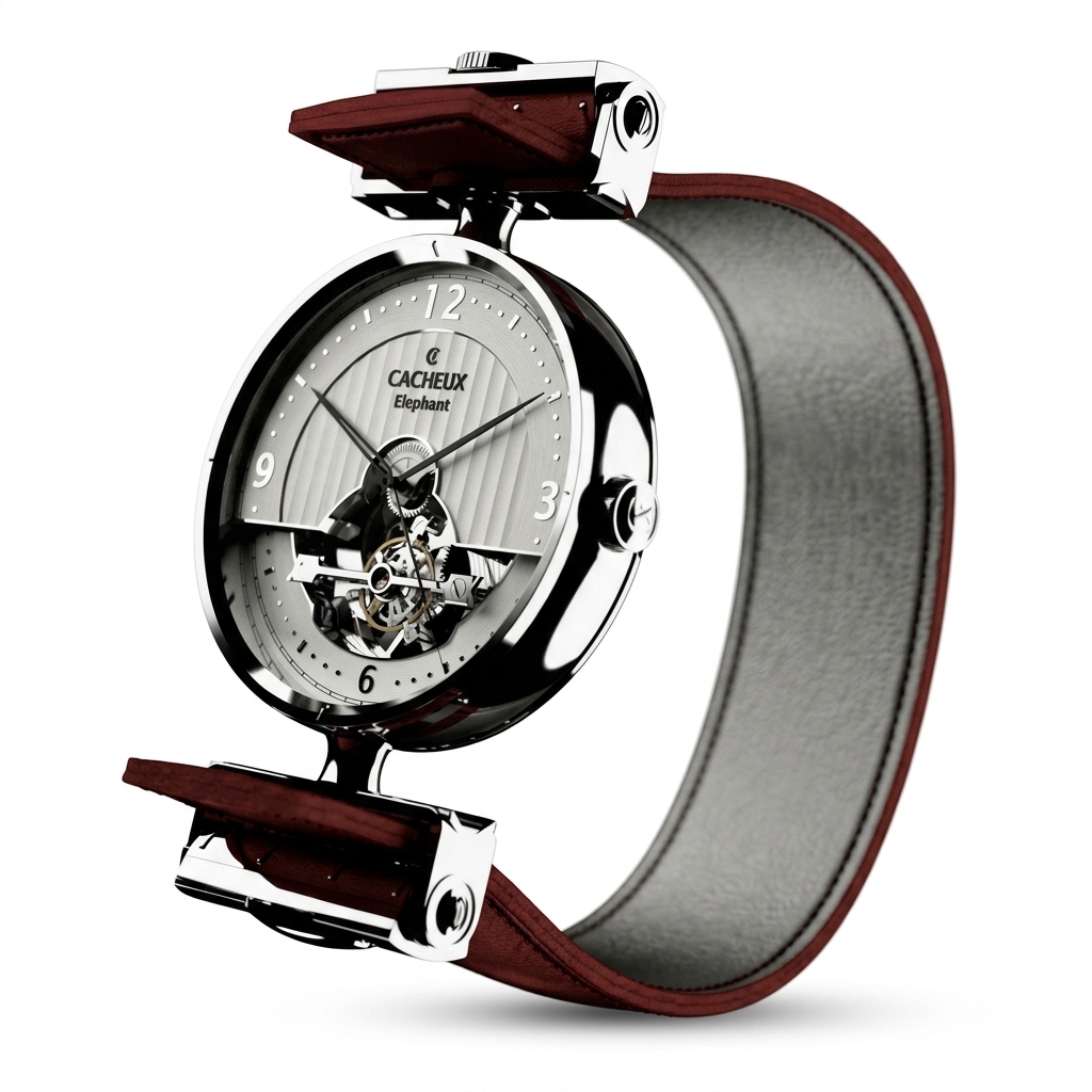 CACHEUX Elephant Open Heart Automatic Watch