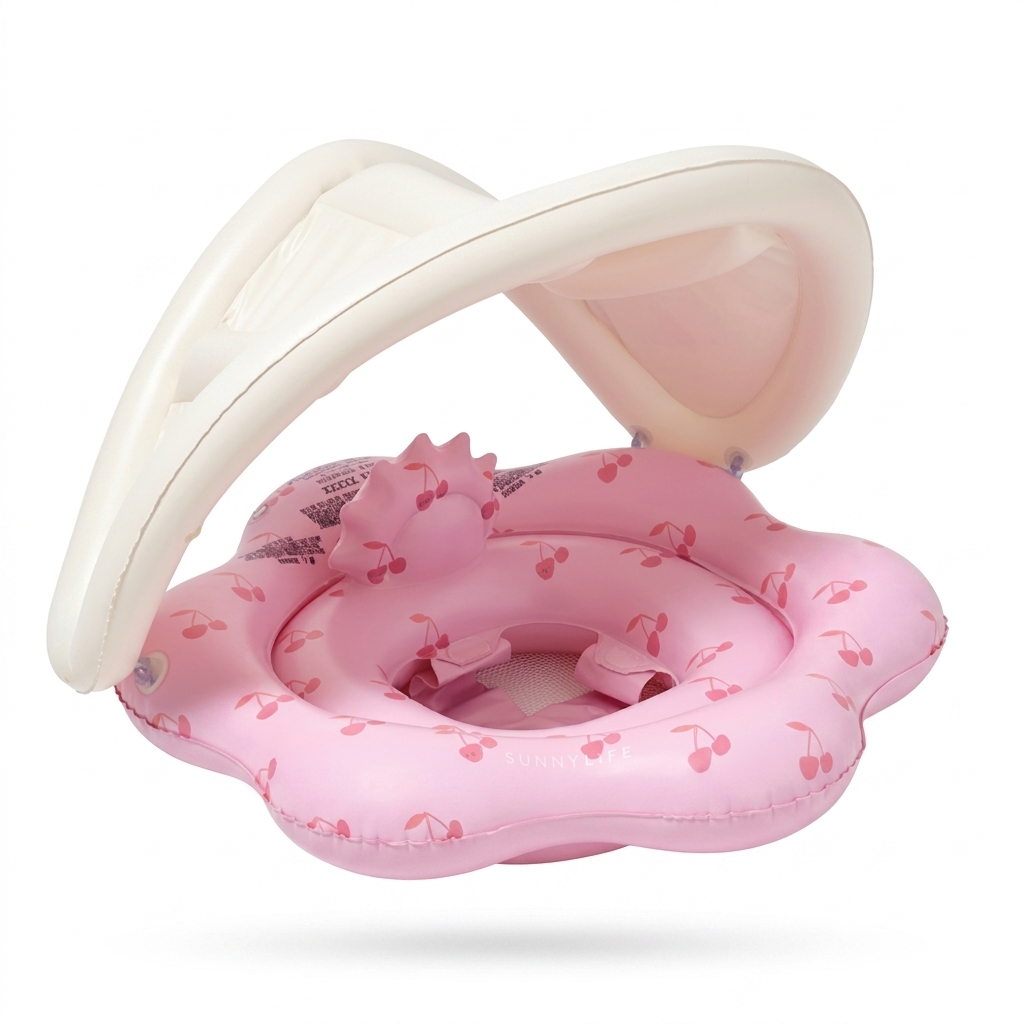 Cherry Baby Pool Float with Sunshade