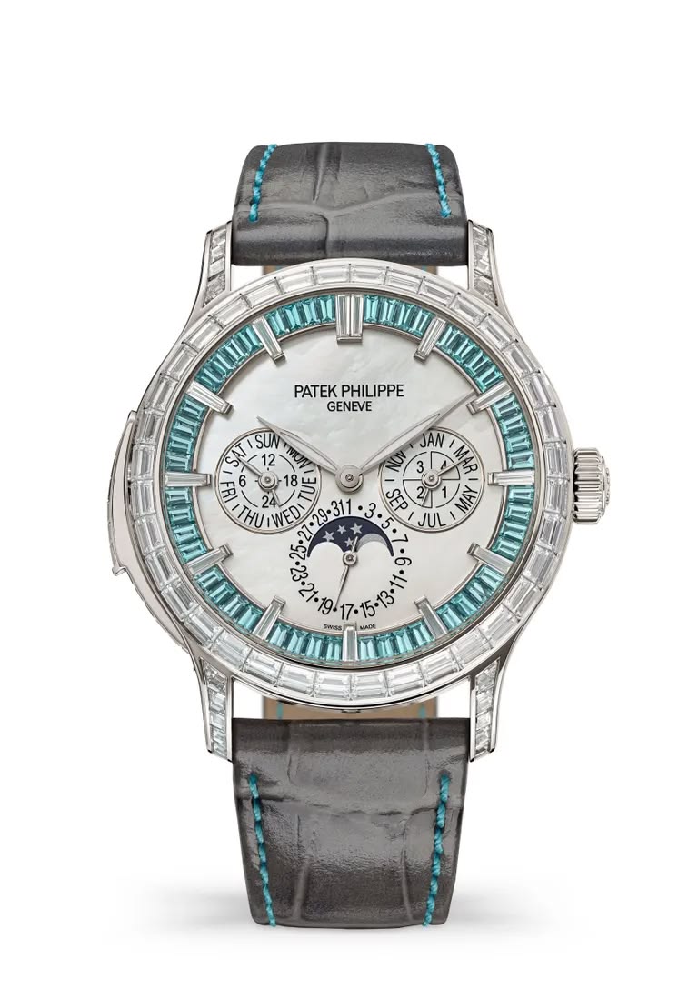 Patek Philippe Diamond Aquamarine Watch