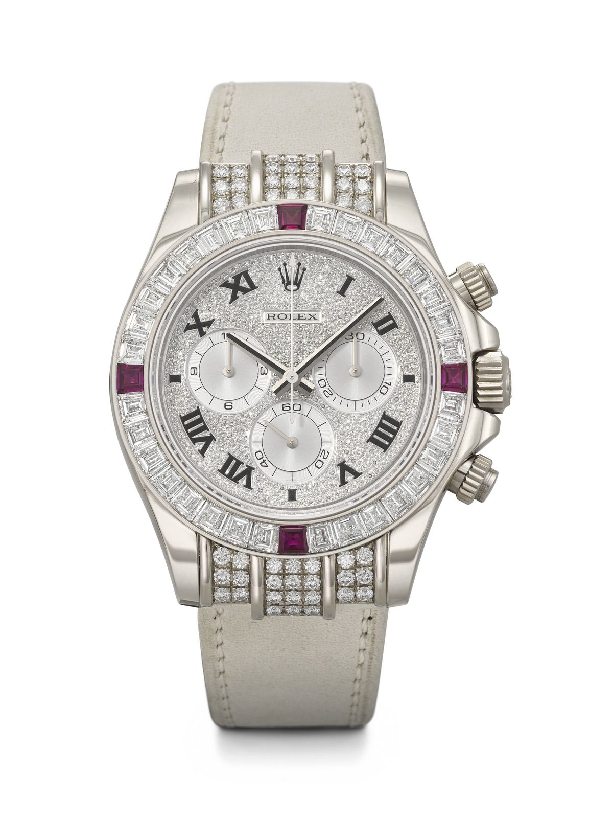 Rolex Daytona Diamond Ruby Watch