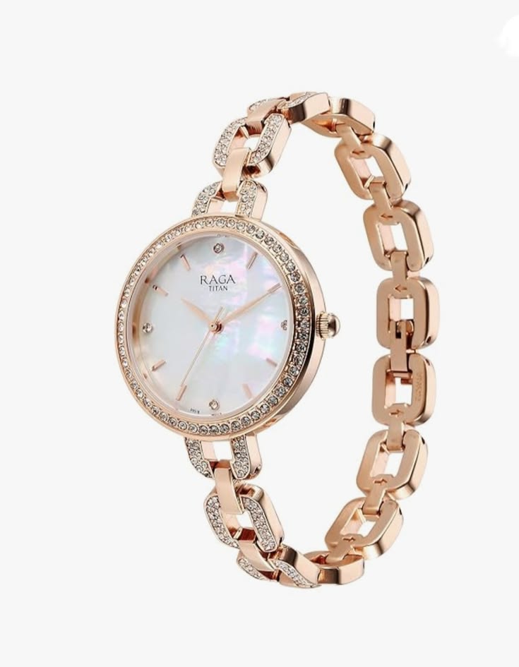 Raga by Titan Rose Gold Analog Watch