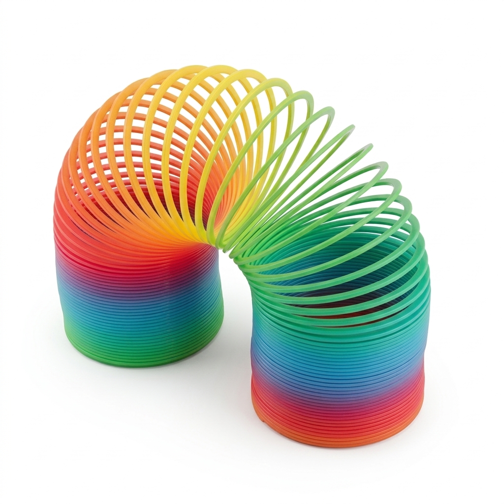 Rainbow Slinky Spring Toy for Kids & Adults