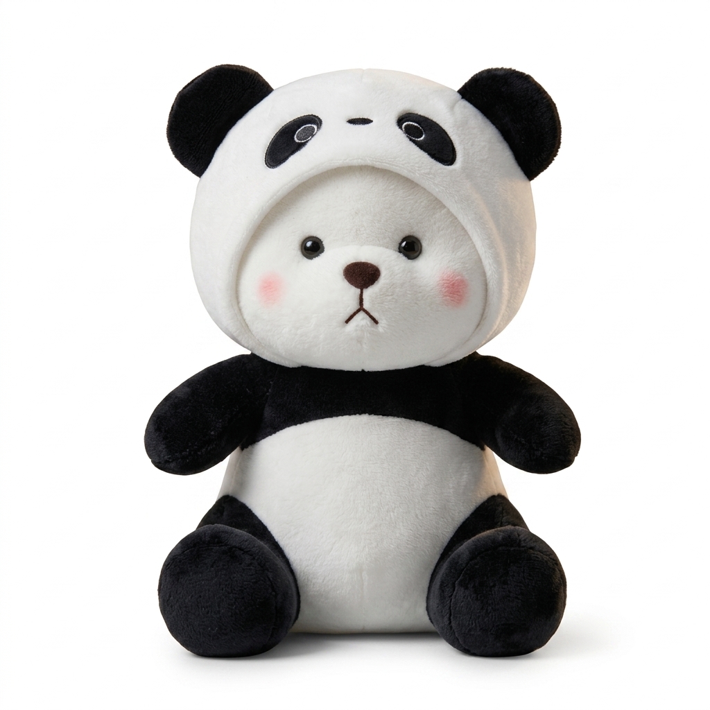 Cute Panda Plush Toy Stuffed Animal for Kids