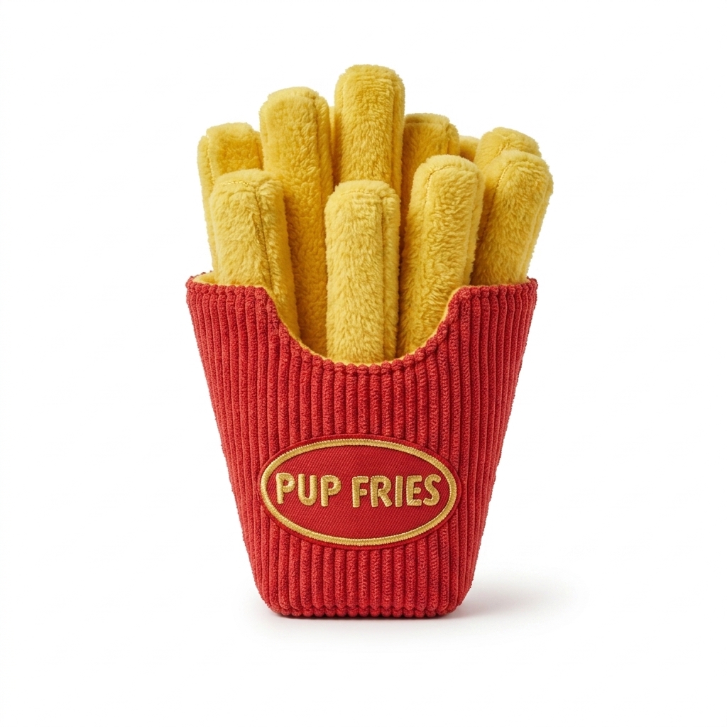 Pup Fries Dog Toy | Squeaky French Fry Pet Toy