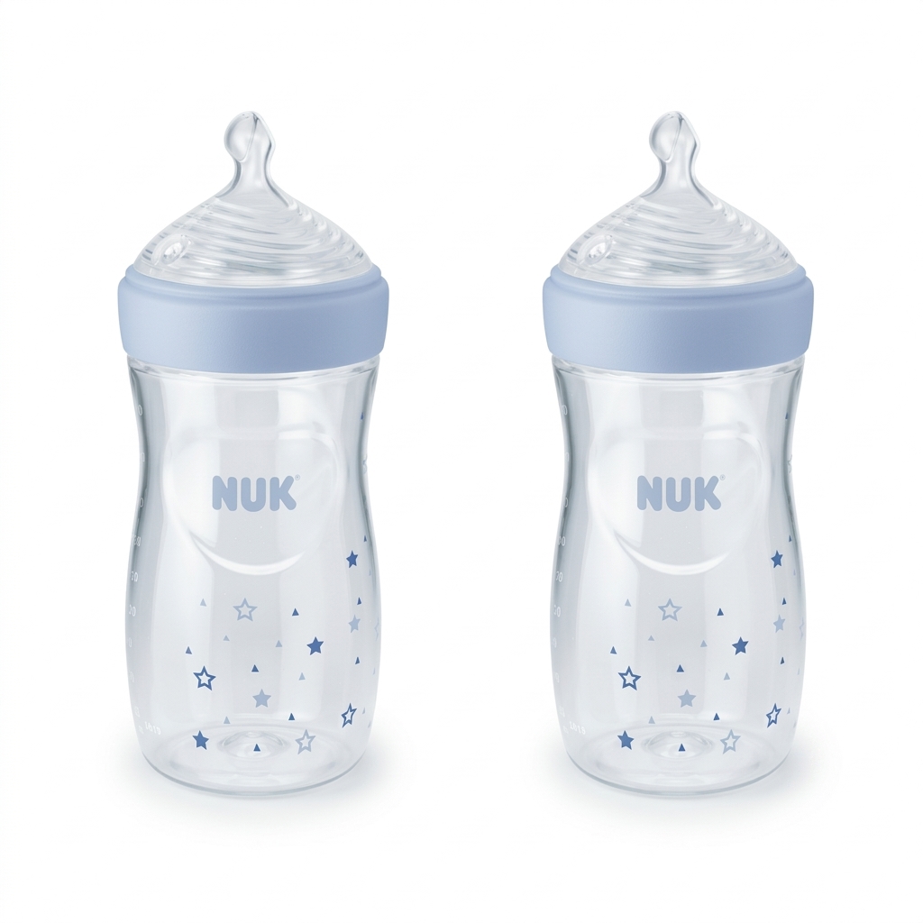NUK Baby Feeding Bottles with Star Design