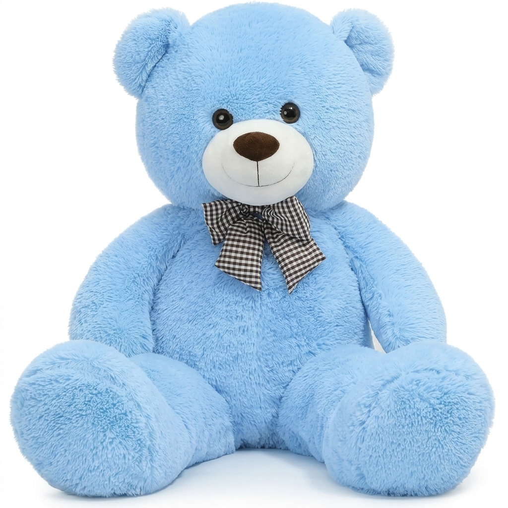 Giant Blue Teddy Bear Plush Toy