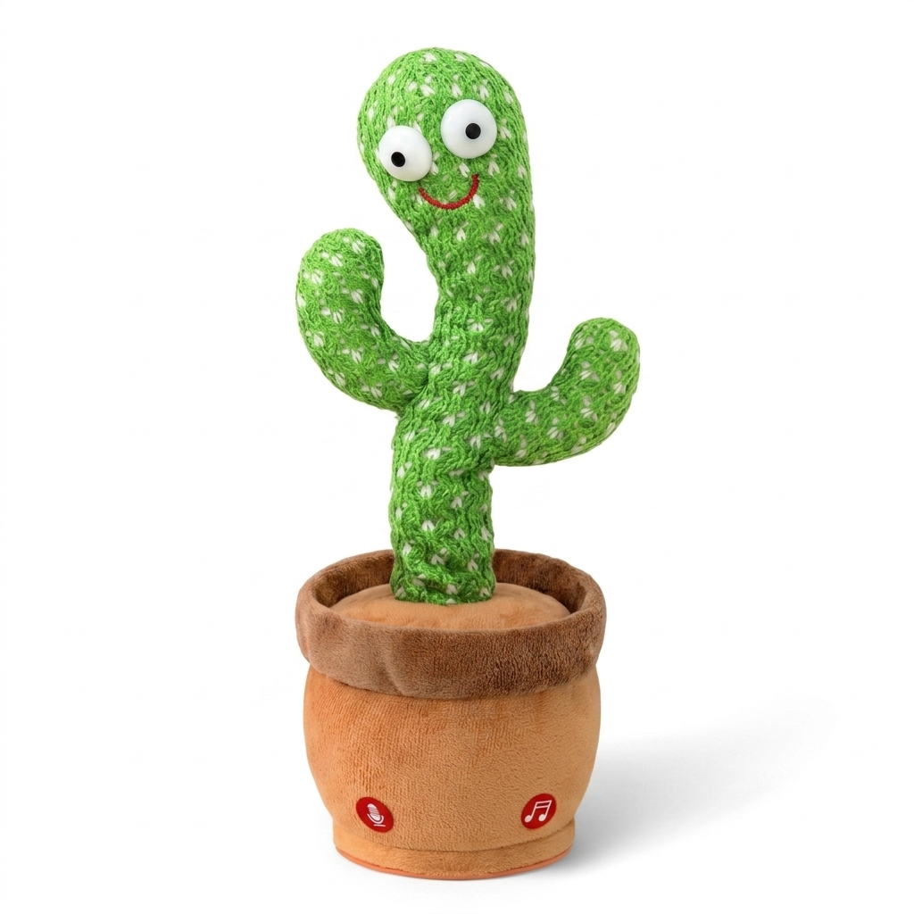 Dancing Cactus Plush Toy | Talking & Singing