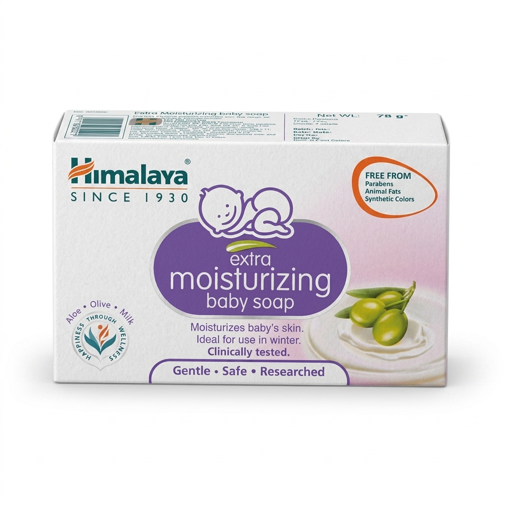 Himalaya Extra Moisturizing Baby Soap 75g