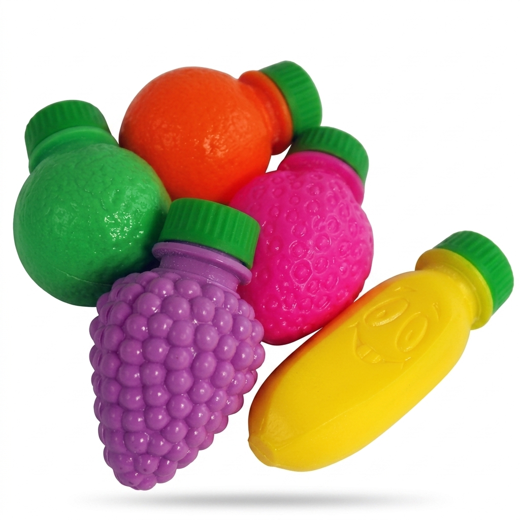 Vibrant Fruit Shaped Mini Bottles