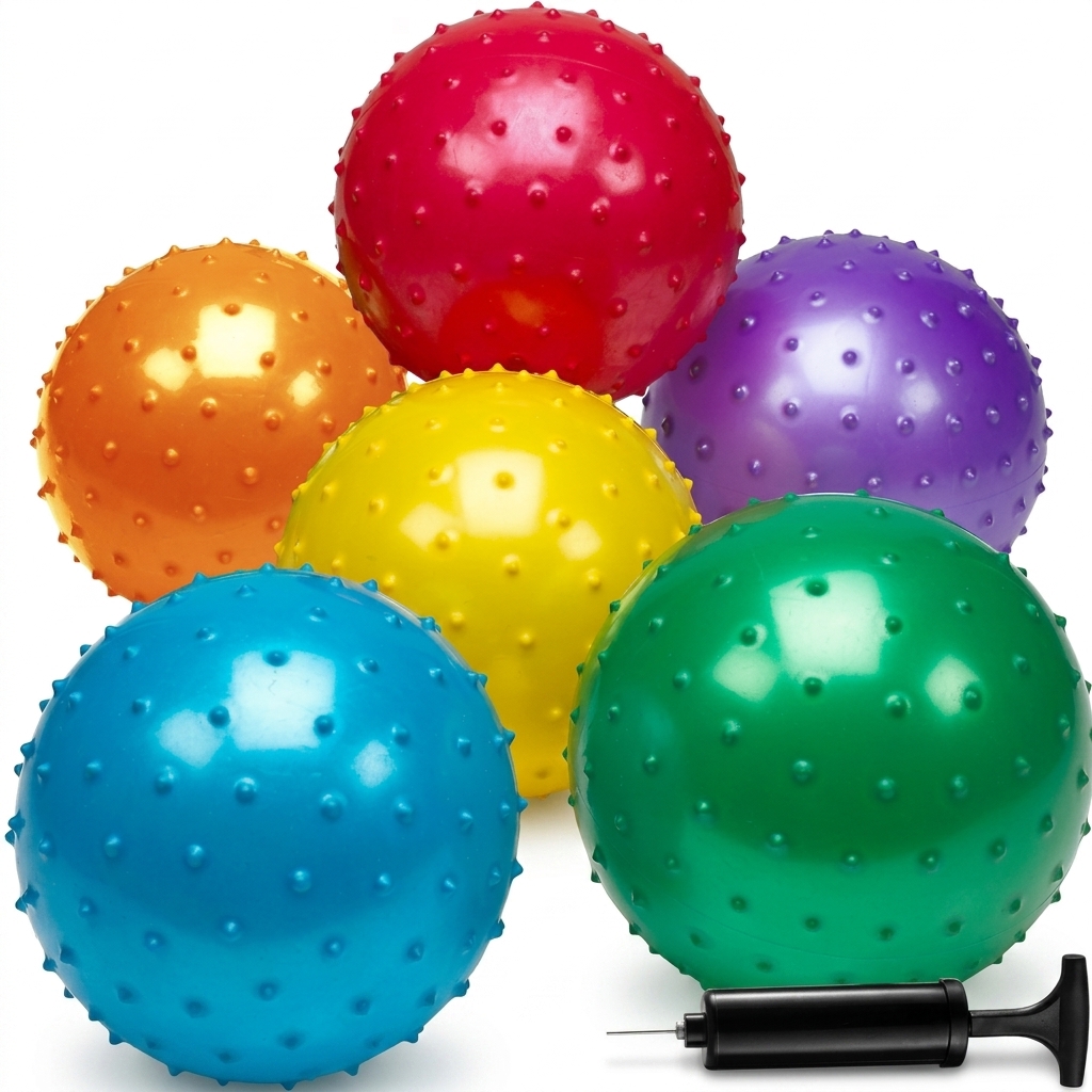 Colorful Spiky Sensory Balls Set