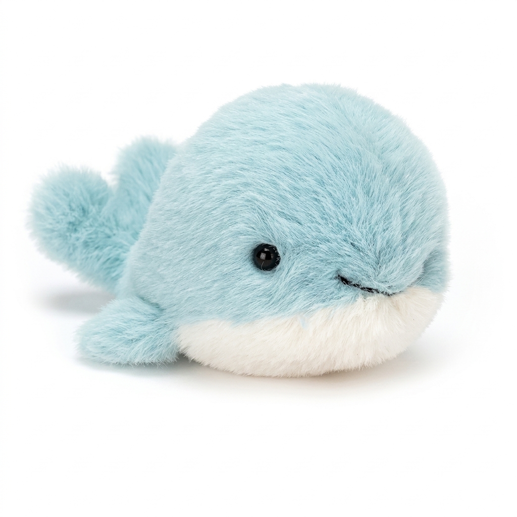 Cute Blue Whale Plush Toy for Kids & Gifts