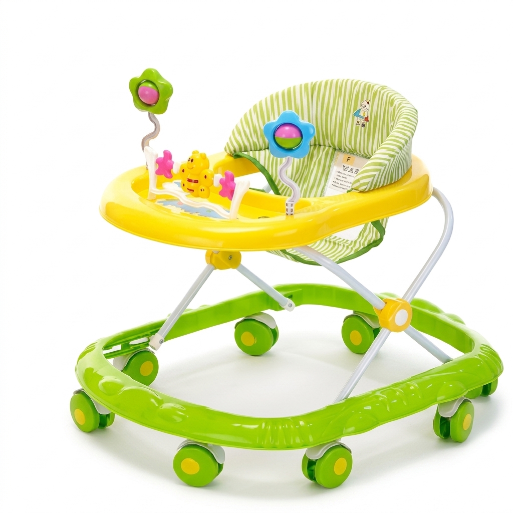 Vibrant Baby Walker with Toys