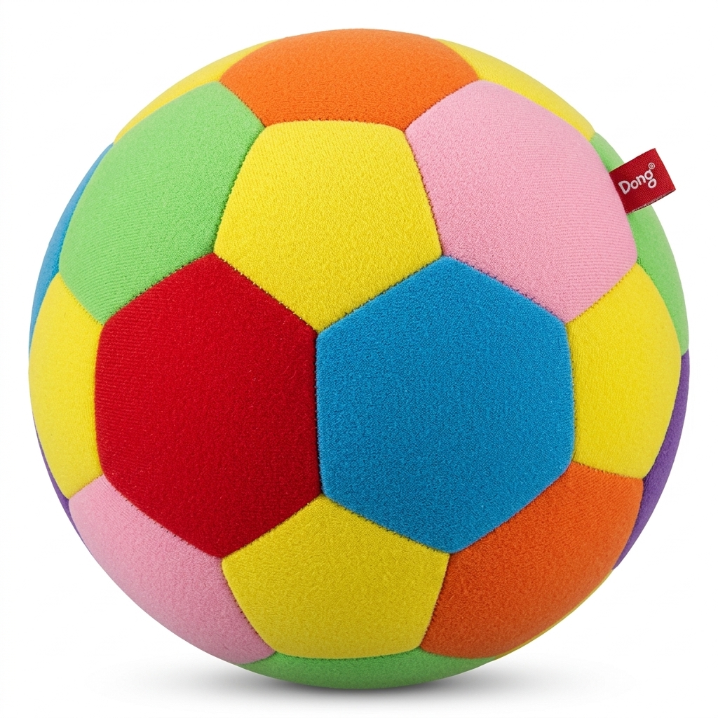Soft Rainbow Plush Ball for Kids