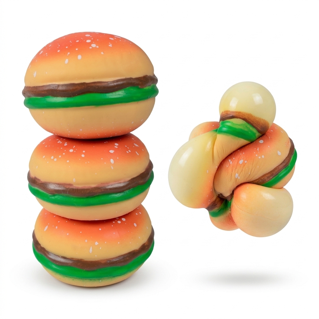 Hamburger Squishy Stress Relief Toys