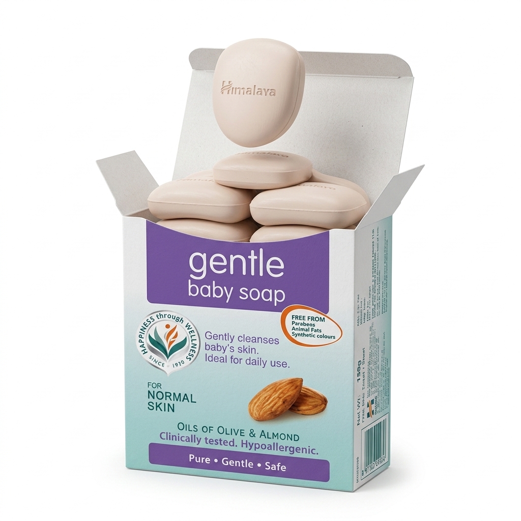 Himalaya Gentle Baby Soap for Normal Skin