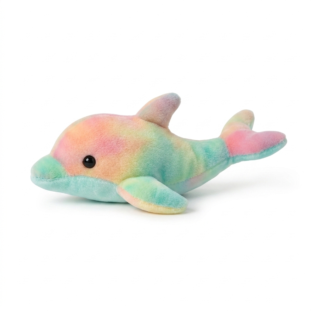 Rainbow Dolphin Plush Toy | Soft & Cuddly