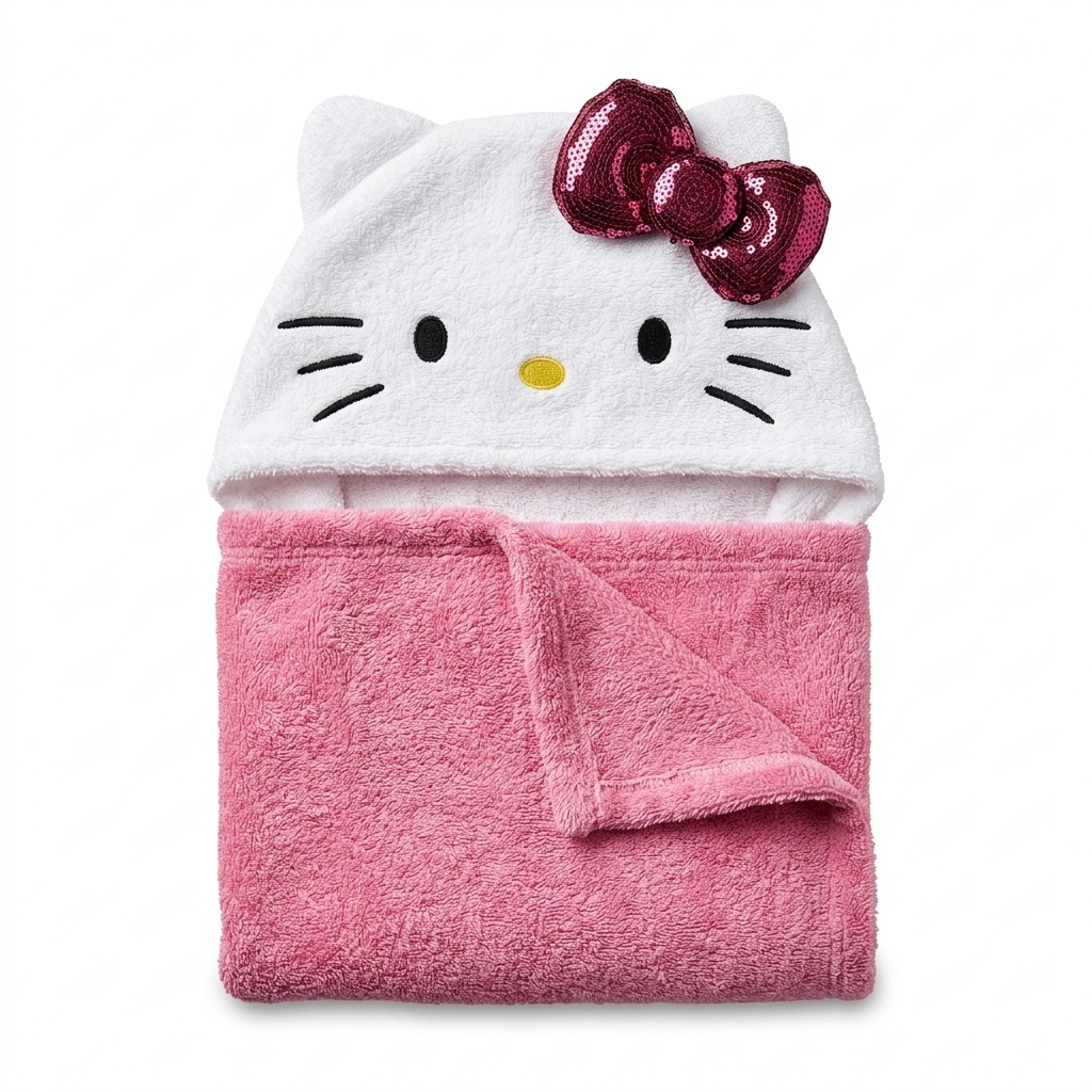 Hello Kitty Hooded Towel for Kids