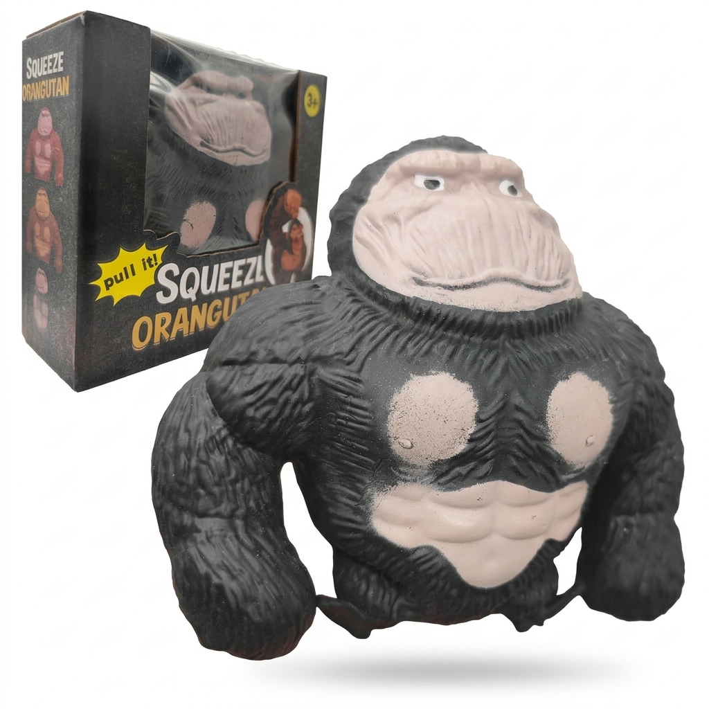 Squeeze Orangutan Gorilla Toy | Stress Relief