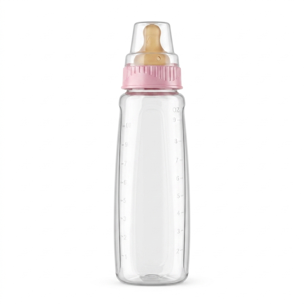 Baby Feeding Bottle with Nipple & Cap