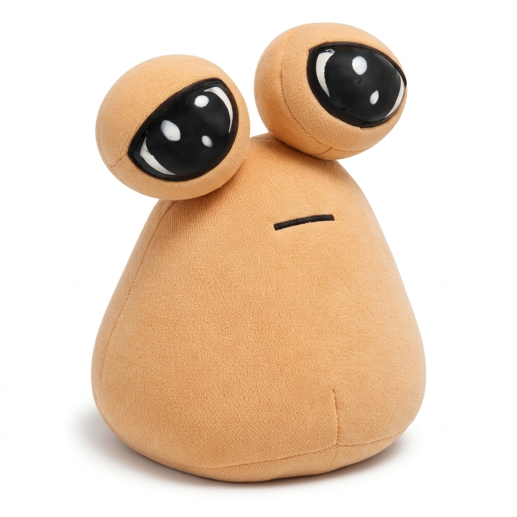 Pou Character Plush Toy | Soft & Cute
