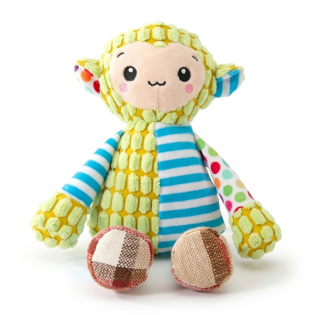 Soft Colorful Monkey Plush Toy for Kids