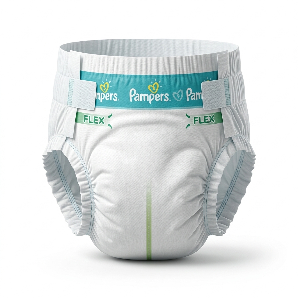 Pampers Flex Baby Diapers for Comfort & Dryness